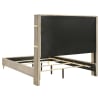 Lucia Upholstered Queen Wingback Bed in Beige and White Finish by Coaster - COA-224731Q - Image 5 of 0