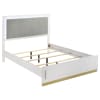 Caraway Queen LED Panel Bed in White Finish by Coaster - COA-224771Q - Image 4 of 0