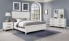 Marielle 6 Piece Queen Bedroom Set in Distressed White Finish by Coaster - COA-224841 - Image 1 of 0