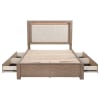 Kenora Queen LED Storage Bed in Barley Brown Finish by Coaster - COA-224850Q - Image 4 of 0