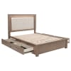 Kenora Queen LED Storage Bed in Barley Brown Finish by Coaster - COA-224850Q - Image 5 of 0