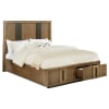 Terrace 2-Drawer Queen Storage Bed in Ash Brown Finish by Coaster - COA-224900Q - Image 3 of 0