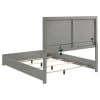 Ives 6 Piece Queen Bedroom Set in Grey High Gloss Finish by Coaster - 224971Q-S4 - Image 5 of 0