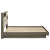 Fenwick Queen Bed with Bookcase Headboard in Grey Oak Finish by Coaster - COA-224981Q - Image 5 of 0
