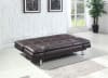 Dilleston Sofa Bed in Black Leatherette Upholstery by Coaster - 300281 - Image 4 of 0