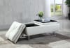 Dilleston Sofa Bed in White Leatherette Upholstery by Coaster - 300291 - Image 3 of 0