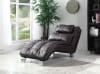 Dilleston Sofa Bed in Brown Leatherette Upholstery by Coaster - 300321 - Image 4 of 0