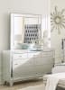 Leighton 6 Piece Bedroom Set in Mercury Metallic Finish by Coaster - 300621 - Image 3 of 0