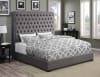 Camille Grey Fabric Upholstered Bed by Coaster - 300621Q - Image 1 of 0