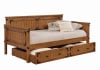 Oakdale Daybed in Rustic Honey Finish by Coaster - 300675 - Image 4 of 0