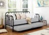 Marina Trundle Daybed in Black Metal Finish by Coaster - 300765 - Image 1 of 0