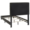 Mapes Upholstered Twin Panel Bed in Charcoal Fabric by Coaster - COA-305746T - Image 3 of 0