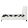 Mosby White Fabric Upholstered Platform Bed by Coaster - 306020Q - Image 5 of 0