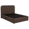 Anders Upholstered Queen Storage Lift Platform Bed in Chocolate Finish by Coaster - 306037CHQ - Image 5 of 0