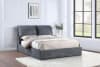Laurel Charcoal Grey Fabric Upholstered Platform Bed With Pillow Headboard  by Coaster - 306041Q - Image 1 of 0