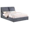 Laurel Charcoal Grey Fabric Upholstered Platform Bed With Pillow Headboard  by Coaster - 306041Q - Image 2 of 0
