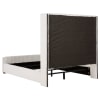 Natasha Boucle Upholstered Queen Wingback Bed in Cream Fabric by Coaster - COA-306051Q - Image 5 of 0