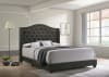 Sonoma Grey Fabric Upholstered Bed by Coaster - 310072 - Image 1 of 0