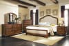 Panes Beige Velvet Upholstered Bed by Coaster - 315850Q - Image 2 of 0