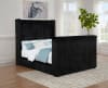 Centergrove Upholstered Queen Wingback TV Bed in Black Finish by Coaster - 315945Q - Image 1 of 0