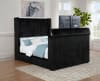 Centergrove Upholstered Queen Wingback TV Bed in Black Finish by Coaster - 315945Q - Image 2 of 0