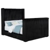 Centergrove Upholstered Queen Wingback TV Bed in Black Finish by Coaster - 315945Q - Image 3 of 0