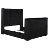 Centergrove Upholstered Queen Wingback TV Bed in Black Finish by Coaster - 315945Q - Image 4 of 0