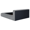 Wilshire Upholstered Queen Platform Bed in Dove Gray Fabric by Coaster - COA-315981Q - Image 4 of 0
