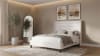 Leslie Upholstered Tufted Queen Wingback Platform Bed in Beige Finish by Coaster - 315983Q - Image 1 of 0