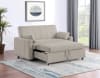 Portland Boucle Upholstered Sleeper Sofa Bed in Latte and Black by Coaster - COA-350142 - Image 3 of 0