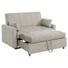Portland Boucle Upholstered Sleeper Sofa Bed in Latte and Black by Coaster - COA-350142 - Image 5 of 0