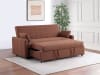 Portland Boucle Upholstered Sleeper Sofa Bed in Copper and Black by Coaster - COA-350145 - Image 3 of 0