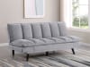 Laredo Upholstered Tufted Convertible Sofa Bed in Grey and Black by Coaster - COA-360018 - Image 2 of 0
