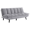 Laredo Upholstered Tufted Convertible Sofa Bed in Grey and Black by Coaster - COA-360018 - Image 5 of 0