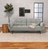 Caufield Upholstered Tufted Convertible Sofa Bed in Grey and Walnut by Coaster - COA-360096 - Image 2 of 0