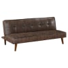 Jenson Upholstered Tufted Convertible Sofa Bed in Dark Coffee by Coaster - COA-360237 - Image 1 of 0