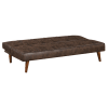 Jenson Upholstered Tufted Convertible Sofa Bed in Dark Coffee by Coaster - COA-360237 - Image 4 of 0