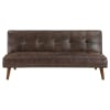 Jenson Upholstered Tufted Convertible Sofa Bed in Dark Coffee by Coaster - COA-360237 - Image 5 of 0