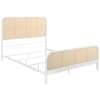 Lanewood Open Cane Webbing Metal Queen Bed in Antique White Finish by Coaster - COA-360251Q - Image 2 of 0