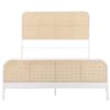 Lanewood Open Cane Webbing Metal Queen Bed in Antique White Finish by Coaster - COA-360251Q - Image 3 of 0