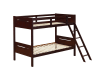Littleton Twin Twin Bunk Bed in Espresso Finish by Coaster - 405051BRN - Image 3 of 0