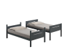 Littleton Twin Twin Bunk Bed in Grey Finish by Coaster - 405051GRY - Image 4 of 0