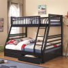 Ashton Storage Twin Full Bunk Bed in Navy Blue Finish by Coaster - 460181 - Image 2 of 0