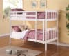 Chapman Twin Twin Bunk Bed in White Finish by Coaster - 460244 - Image 1 of 0