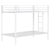 Alevera Twin/Twin Bunk Bed with Ladder in Matte White Finish by Coaster - 460361WHT - Image 3 of 0