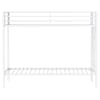 Alevera Twin/Twin Bunk Bed with Ladder in Matte White Finish by Coaster - 460361WHT - Image 4 of 0
