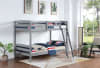 Rhea Twin Over Twin Bunk Bed in Grey Finish by Coaster - COA-460563T - Image 1 of 0