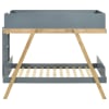 Frankie Twin Over Twin Bunk Bed in Blue and Natural Finish by Coaster - COA-460572T - Image 3 of 0