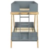 Frankie Twin Over Twin Bunk Bed in Blue and Natural Finish by Coaster - COA-460572T - Image 4 of 0