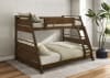 Holden Twin Over Full Bunk Bed in Walnut Finish by Coaster - 460593 - Image 1 of 0